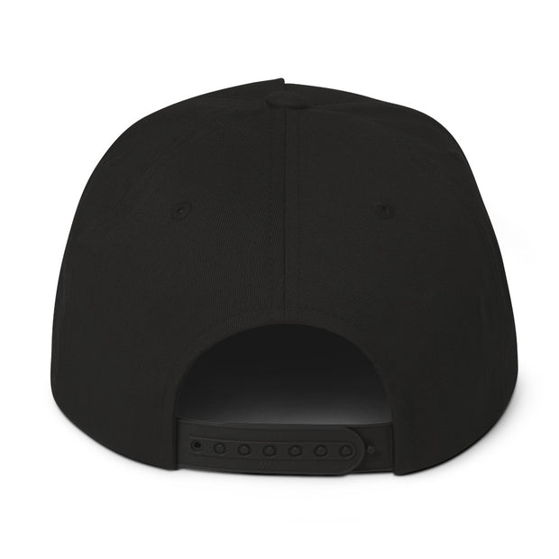 Roots All Black Flat Bill Cap